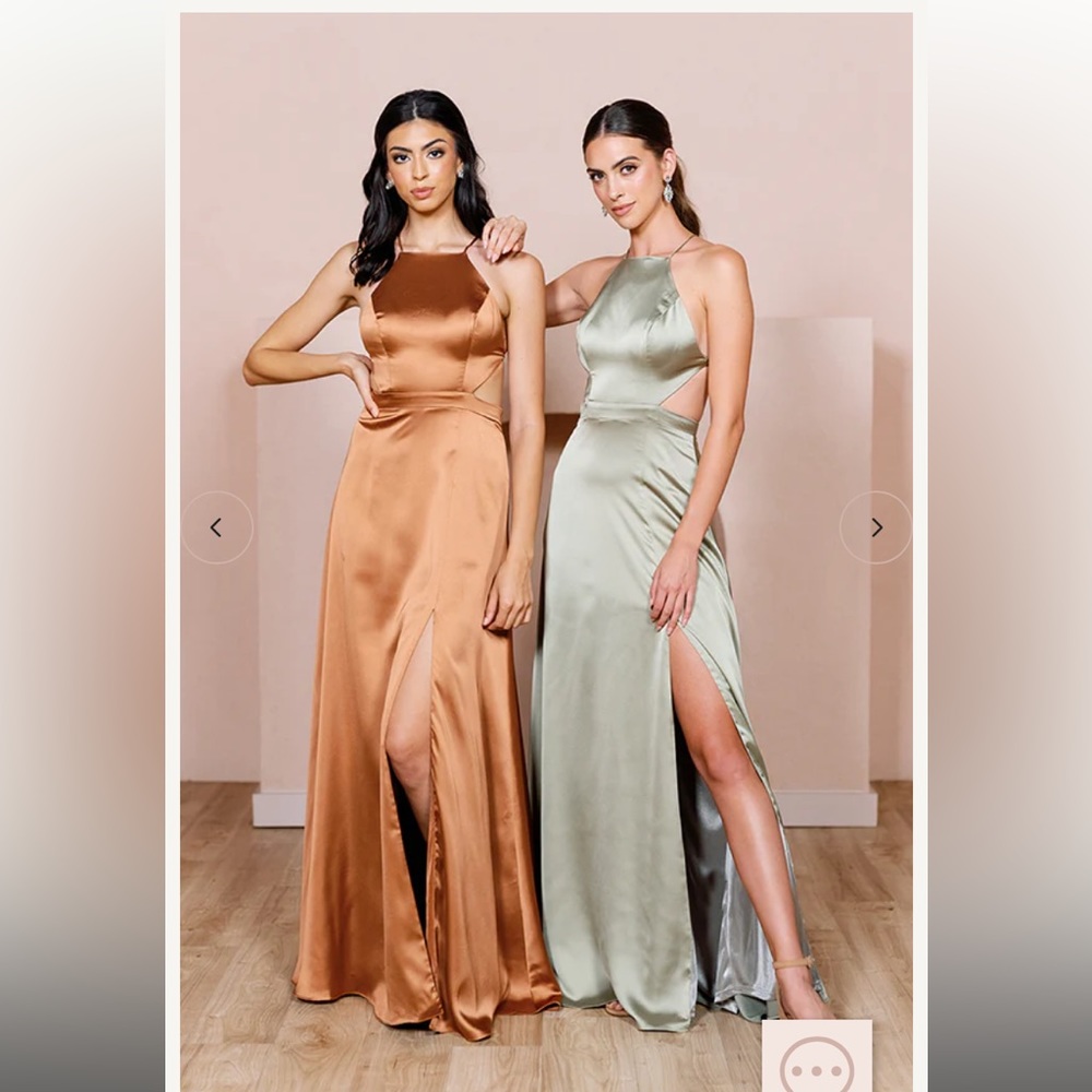 Revelry Haven Satin Dress